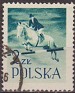 Poland 1958 Sports 2 ZT Green Scott 838. Polonia 838. Uploaded by susofe